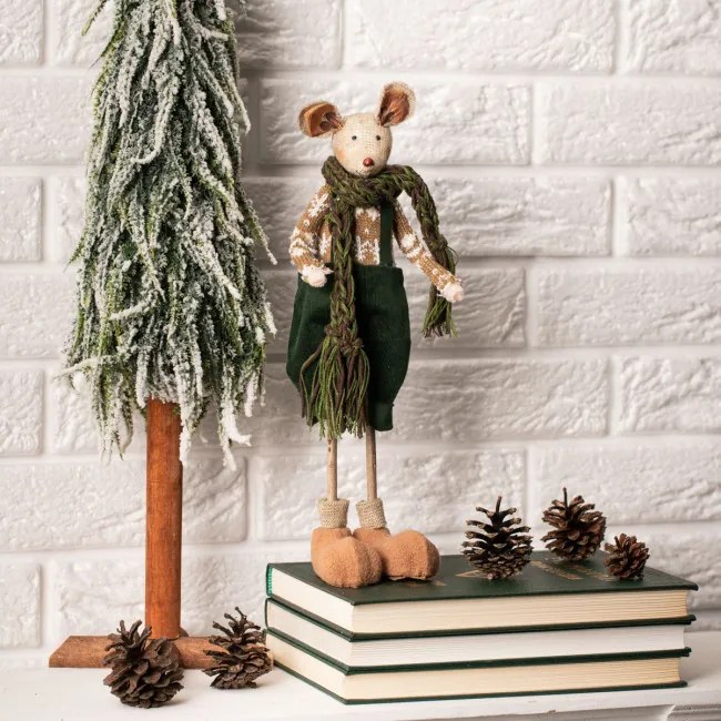 Vianočná dekorácia CAROL myška 712913