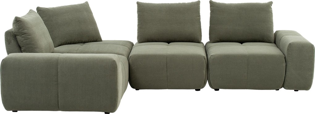 XXXLutz SEDACIA SÚPRAVA, textil, olivovozelená Xora - Sedačky - 000552036301