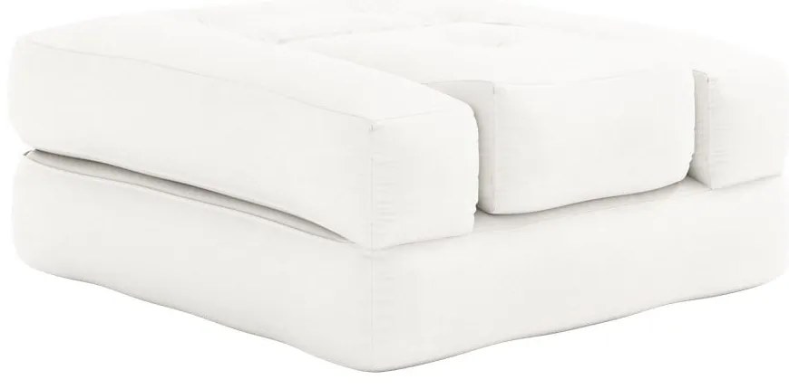 Rozkladacie kreslo so svetlobéžovým poťahom Karup Design Cube Natural