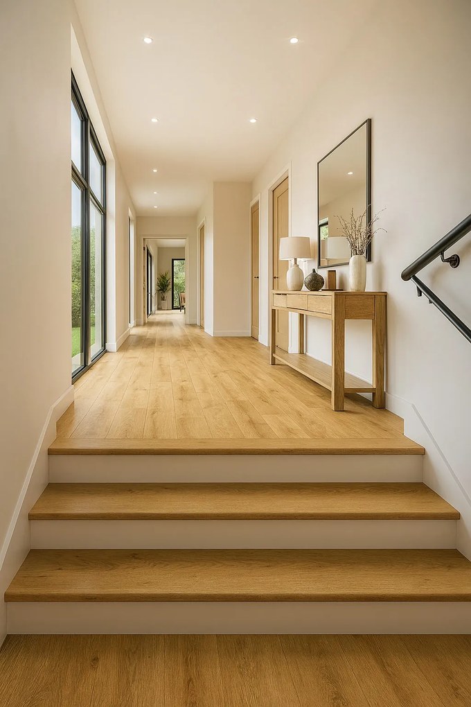 PVC podlaha - lino Traffic 50 633-07 Jackson, na mieru, šíře 2m,4m, hnedá, bez podkladu, chodba / predsieň, Lentex