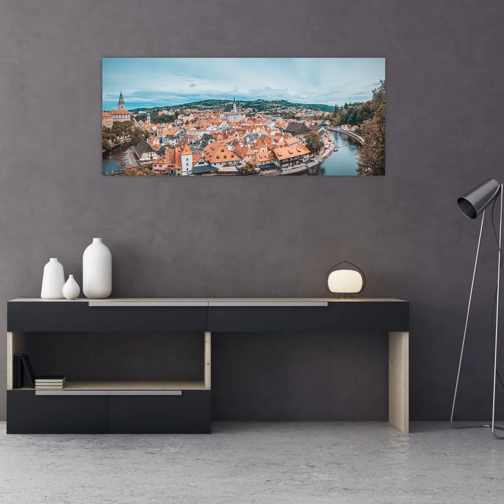 Obraz - Český Krumlov (120x50 cm)