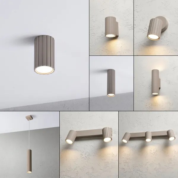 Brilagi - Bodové svietidlo CRISPINA 1xGU10/10W/230V 10 cm béžová