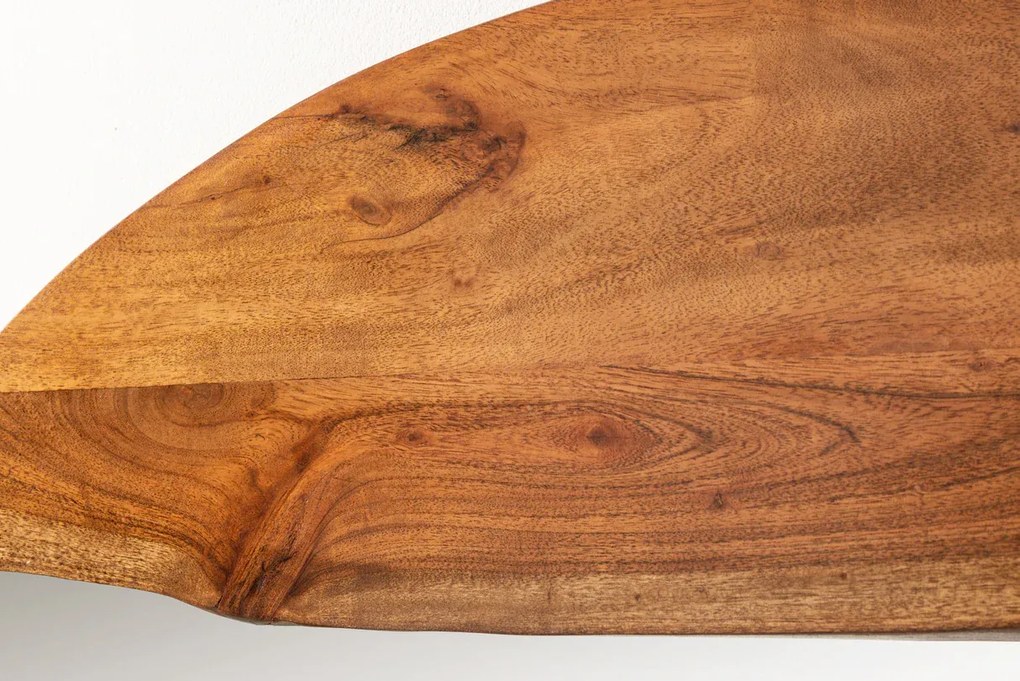 Zrkadlo EDGE 100 cm z akáciového dreva