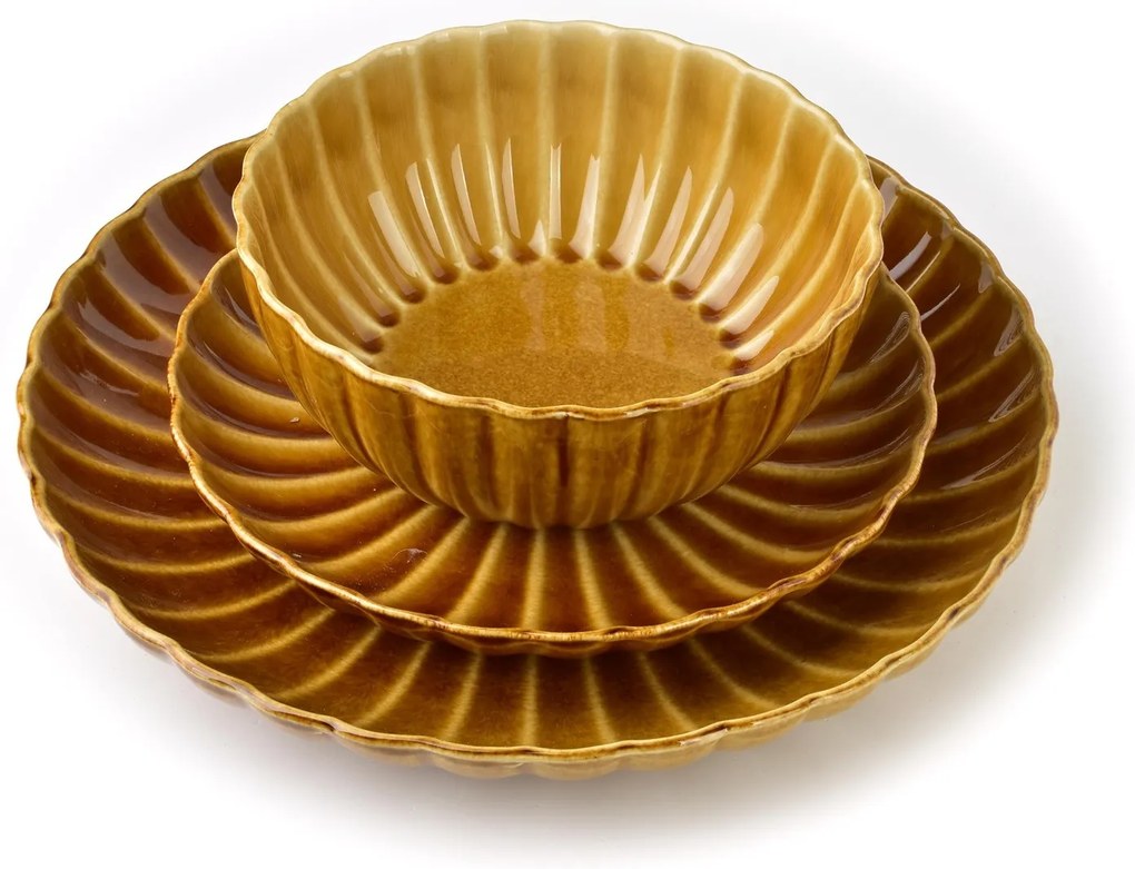 Keramická miska Evie Honey 650 ml medová