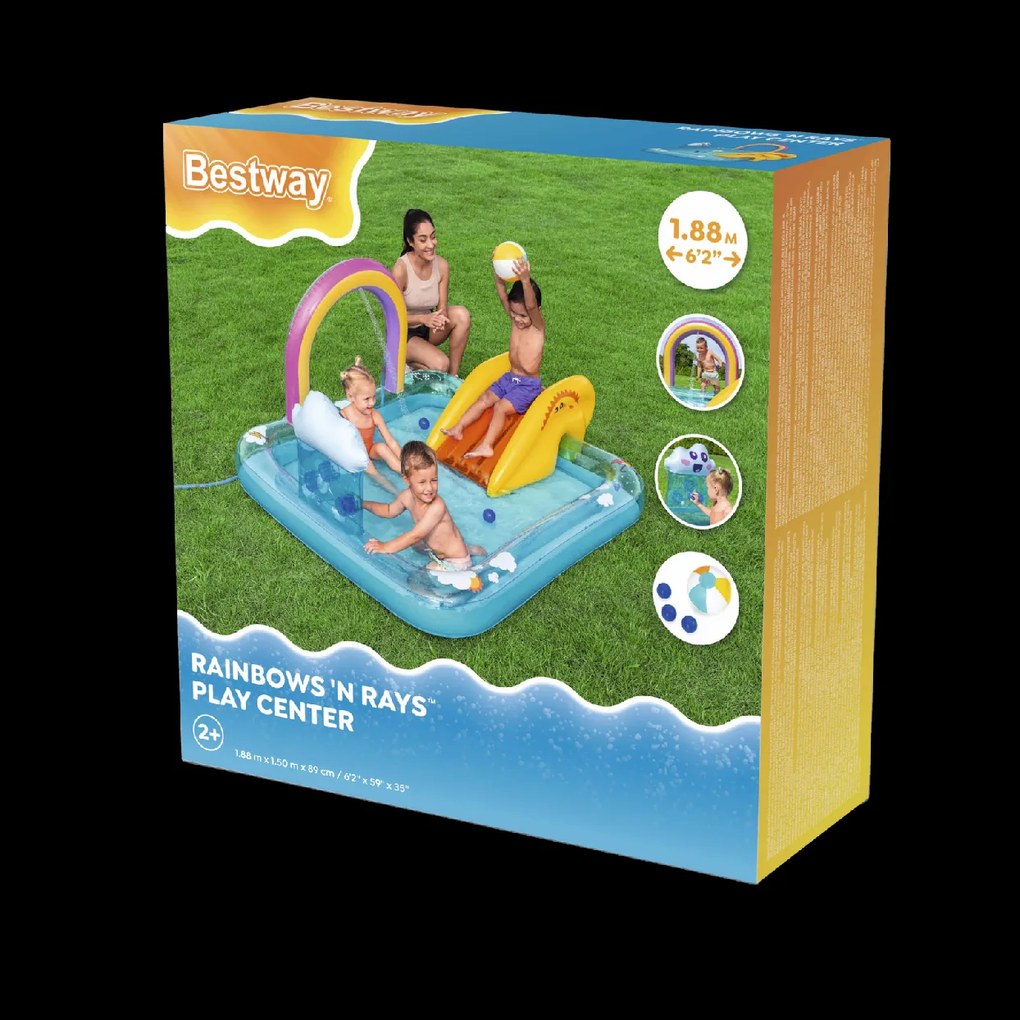 CH NAFUKOVACIE VODNÉ IHRISKO – RAINBOW 188 x 150 x 89 CM *5059