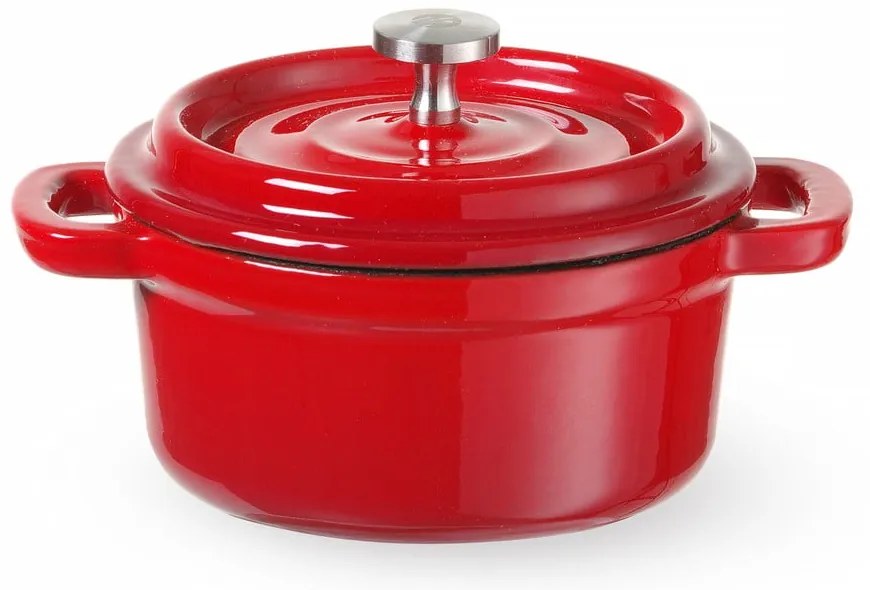 Liatinový hrniec s pokrievkou na indukciu 270 ml – Hendi