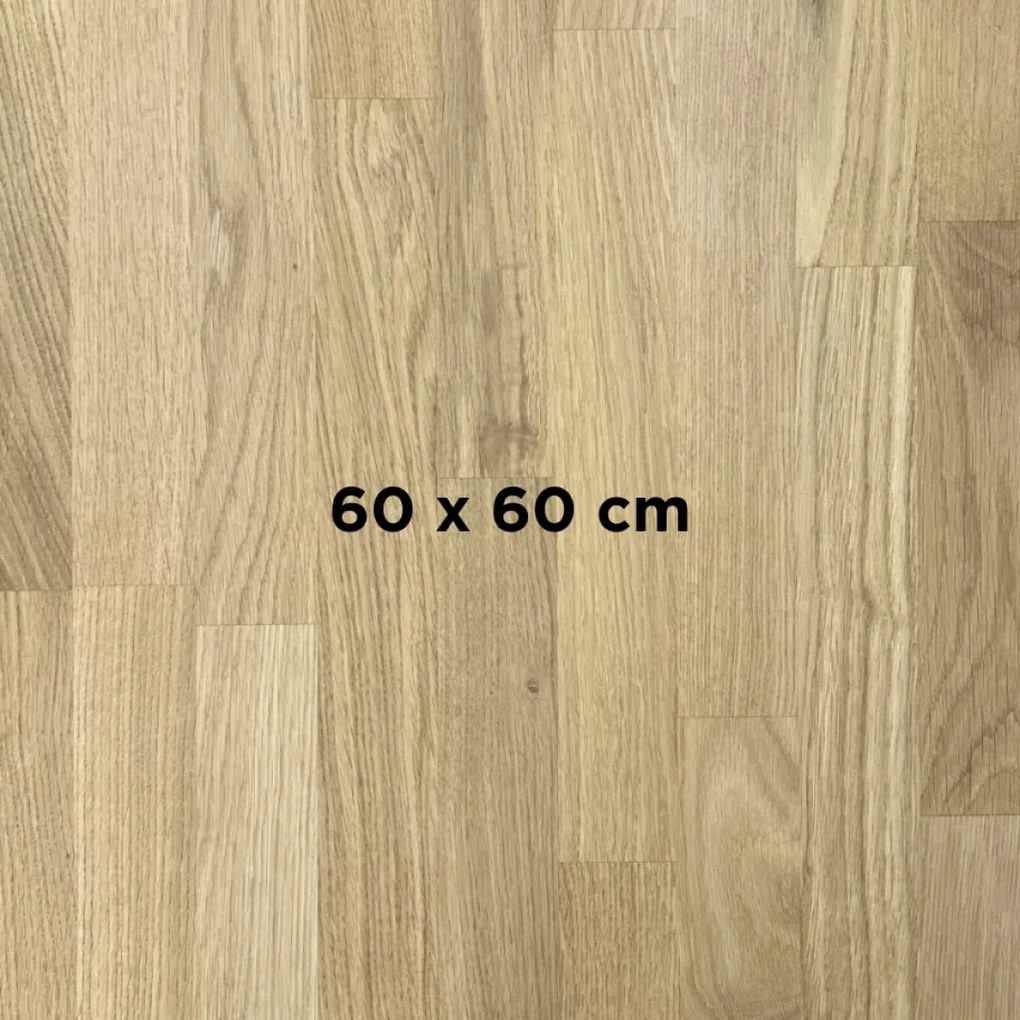 DUBLINO OAK CINK 25 MM - MASÍVNA STOLOVÁ DOSKA 60 x 60 cm