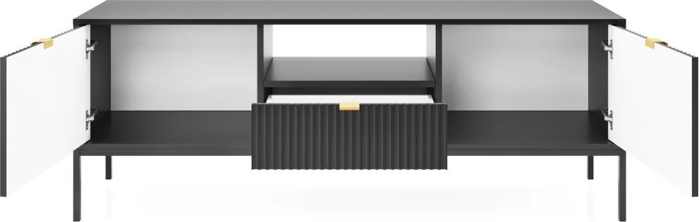 TV skrinka Nova, čierna