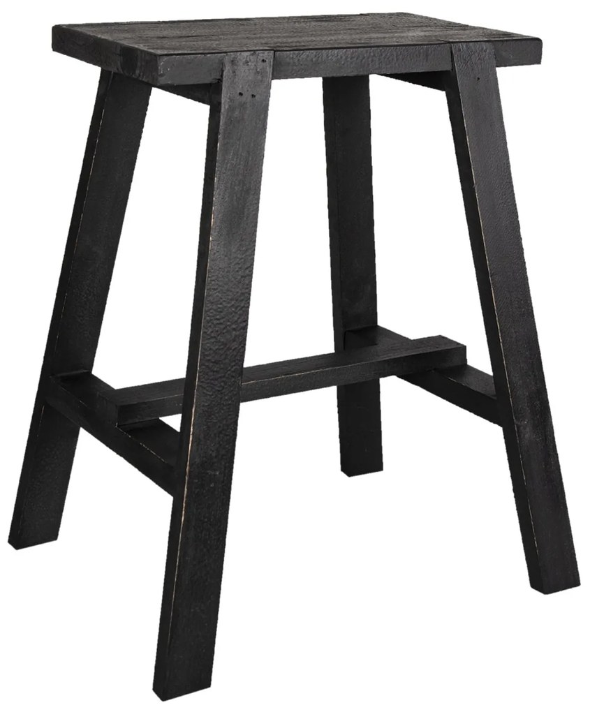 Drevená hnedá stolička FawnD - 50*39*58 cm