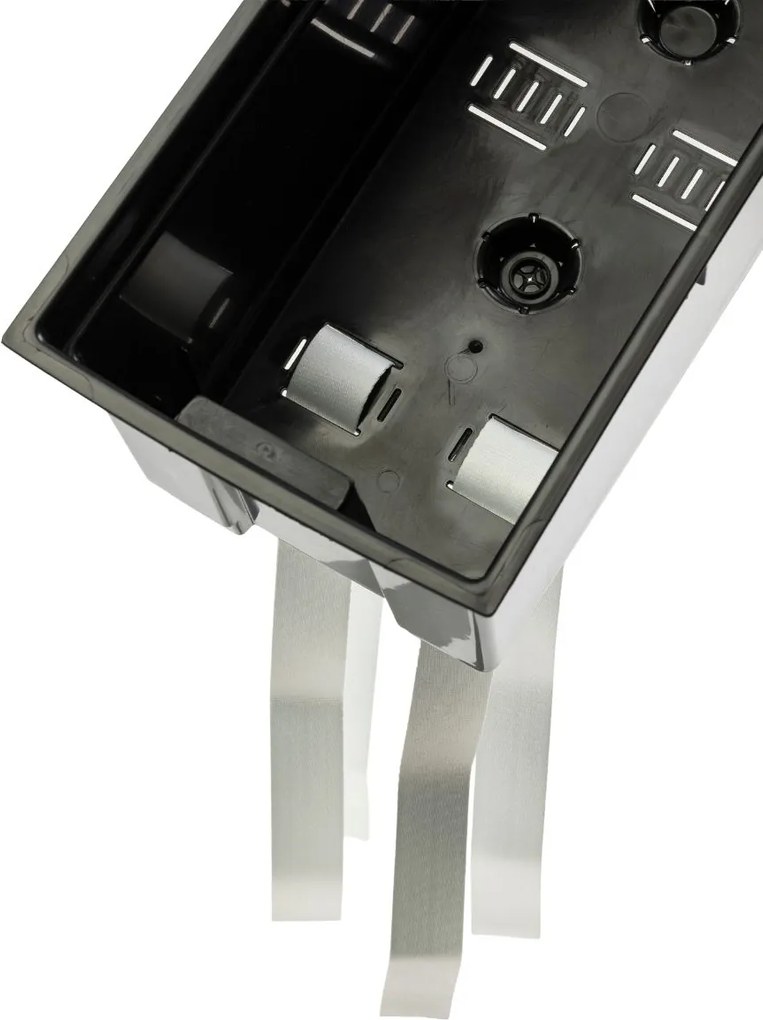 PLASTOVÝ KVETINÁČ BLOOM RIFLO 36X56X20 CM ČIERNA