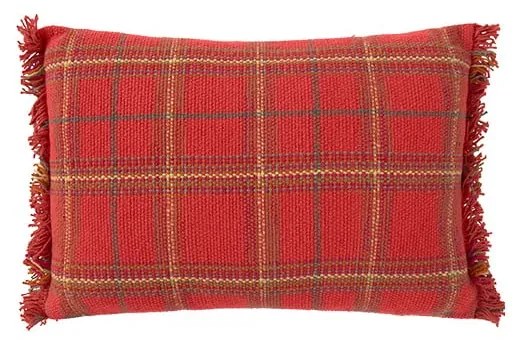 Bavlnený detský vankúšik 40x25 cm Mapple Red – Lorena Canals