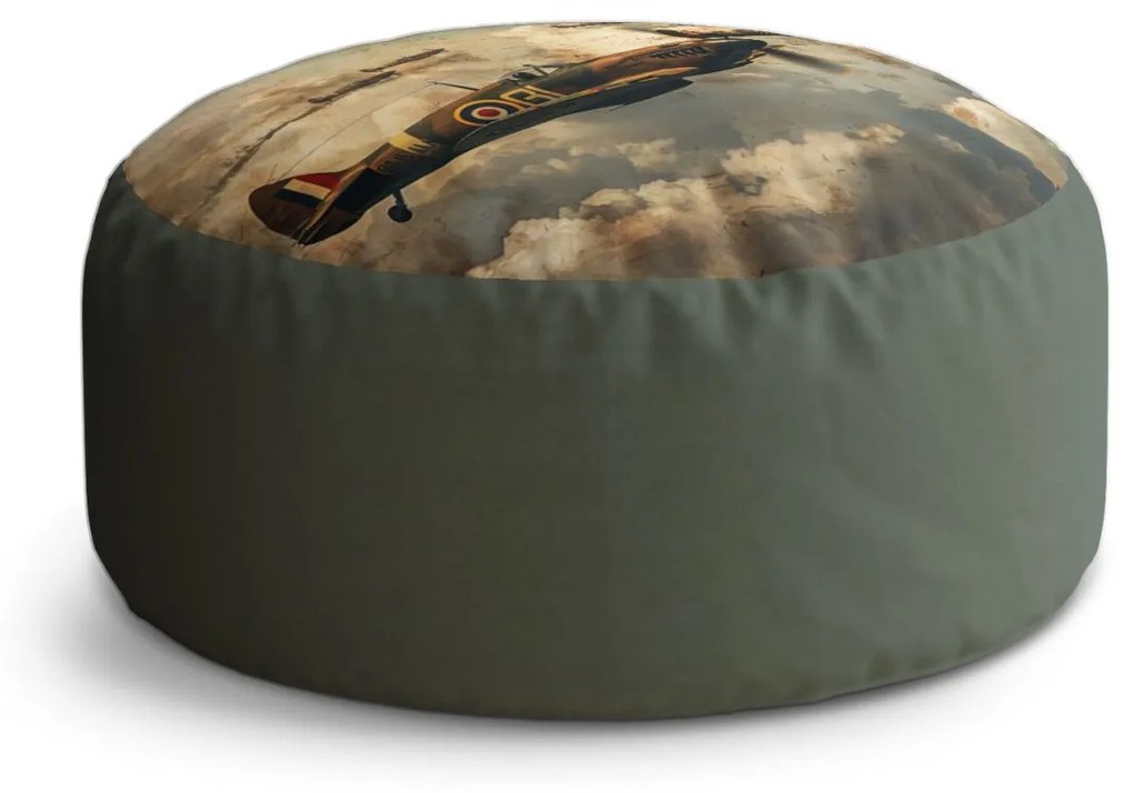 Sablio Taburet Circle Stíhačky Spitfire v leteckej bitke: 38x48 cm