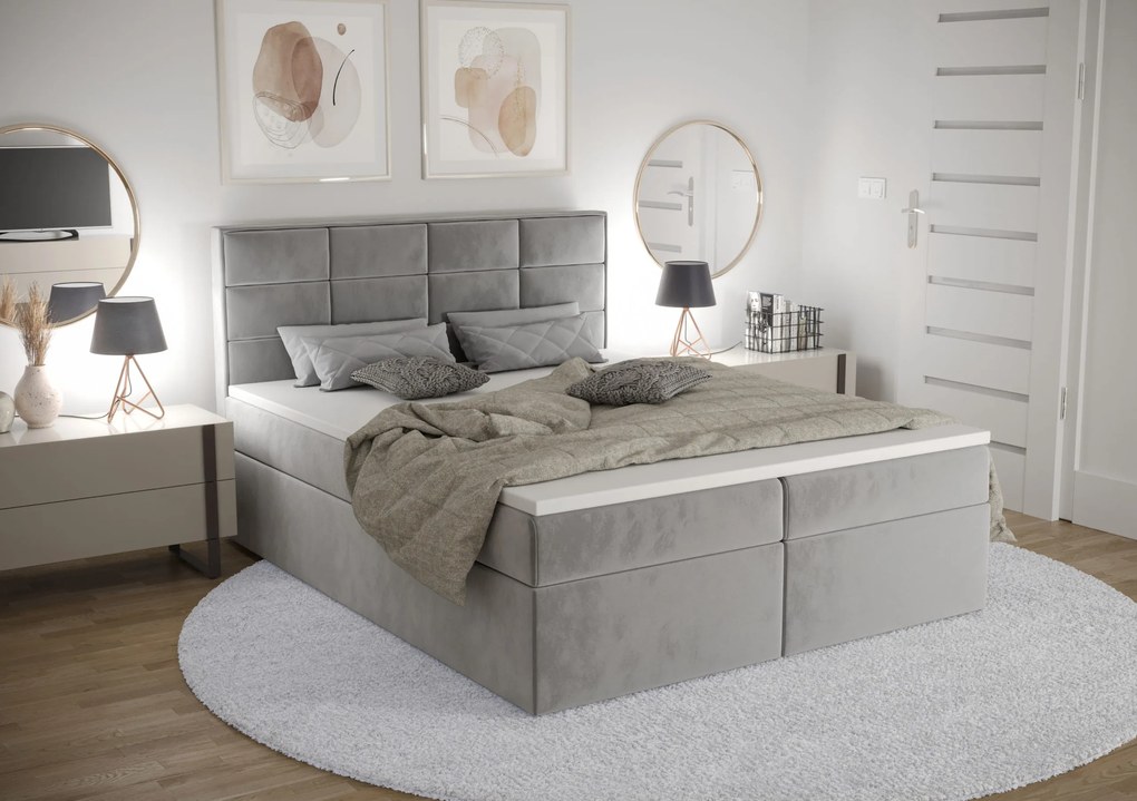 Moderná Kontinentálna posteľ KEJA/boxspring - NIE,160x200