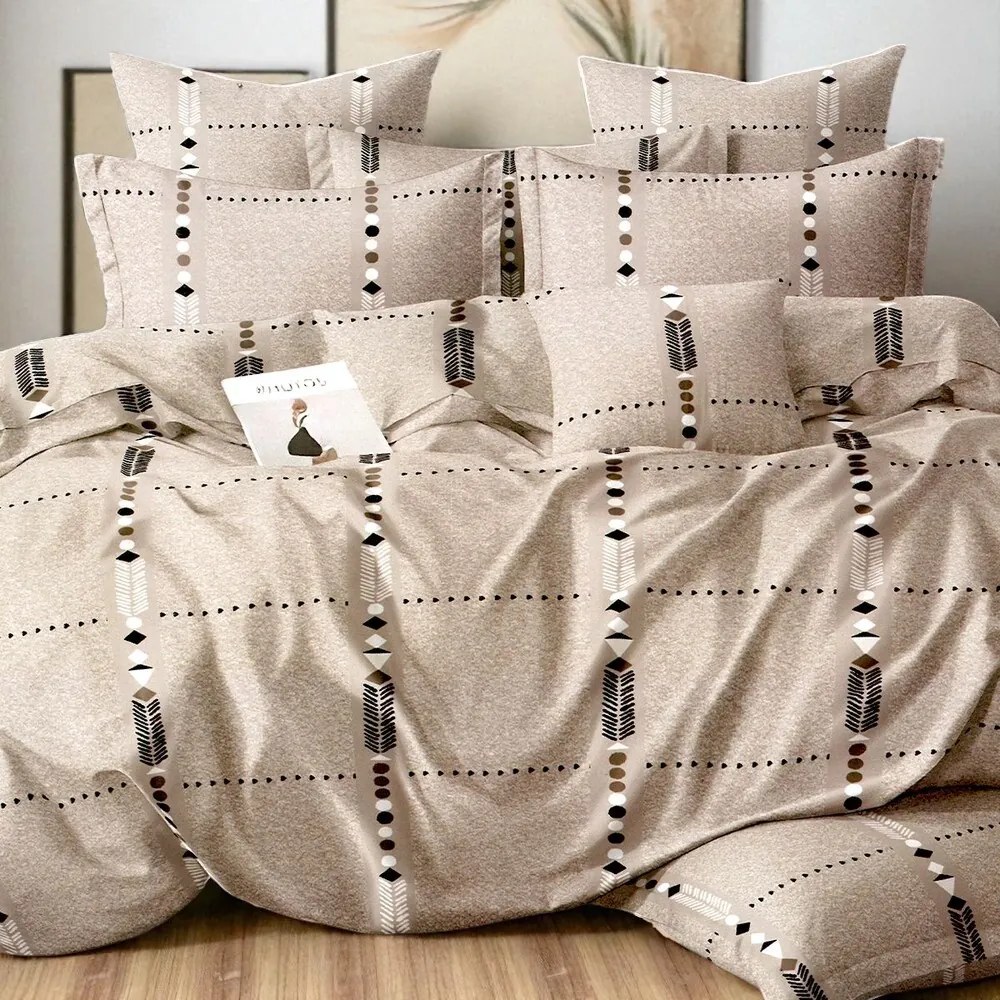 Flanelové obliečky Homa ALEVA STILL 7-set 140x200 cm