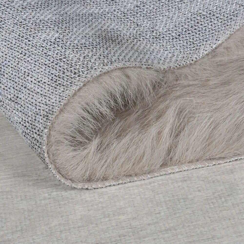 Hnedá syntetická kožušina 160x230 cm Alpine Faux Fur – Flair Rugs
