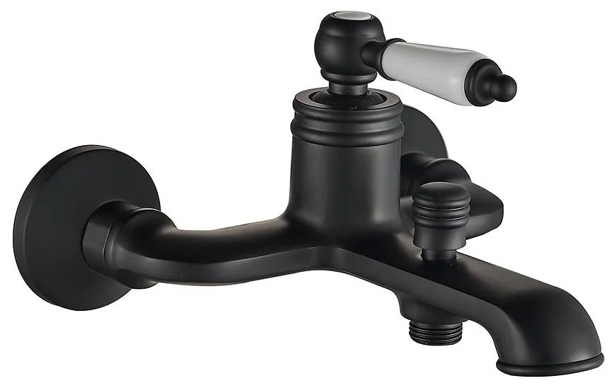 Vaňová batéria nastenná Retro čierna