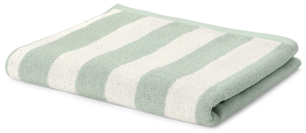 Prúžkovaná osuška, zelená