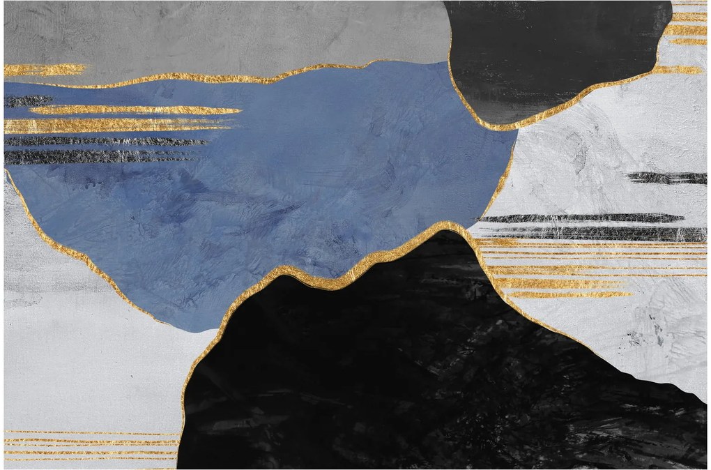 Obraz - Textúrované tvary (90x60 cm)