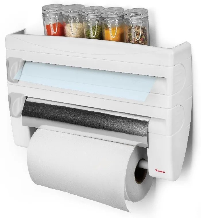 Ochranný box na kuchynské utierky a ďalšie doplnky Metaltex, dĺžka 38 cm