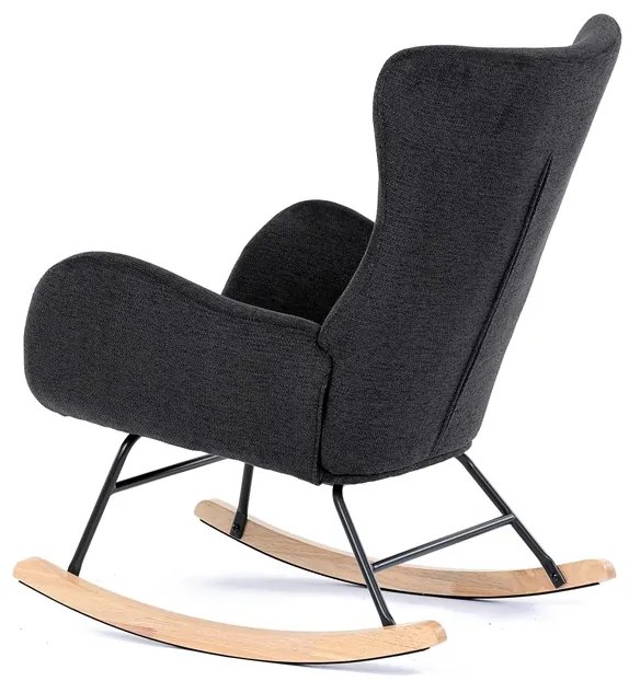 Autronic BONTEC Hojdacie kreslo, čierna, látka, AK-376 BK2 Farba: Biela