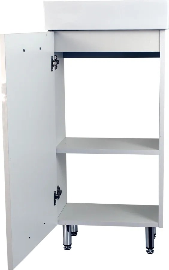 Comodo Kúpeľňová skrinka s keramickým umývadlom Luka 40 P/L