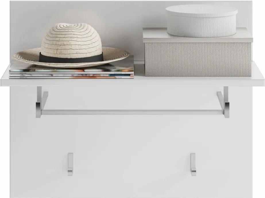 Predsieňový šatníkový panel Linus, biely