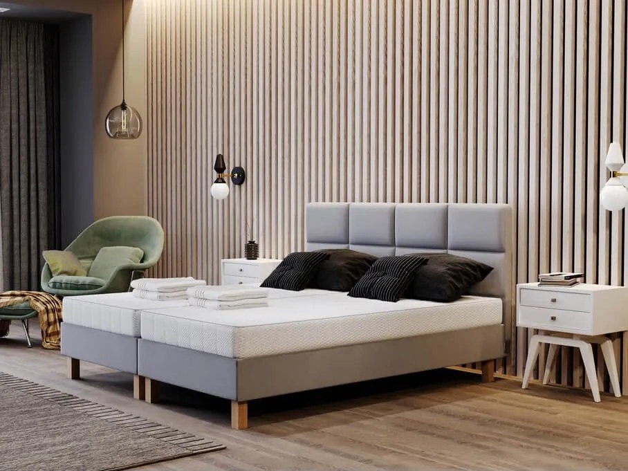 Jednolôžková čalúnená posteľ Ronda Rozmer: 200x90