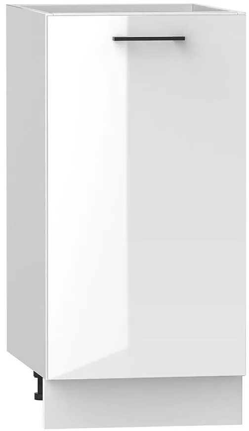 Kuchynská skrinka Oscar D40 Pl biely lesk/biela