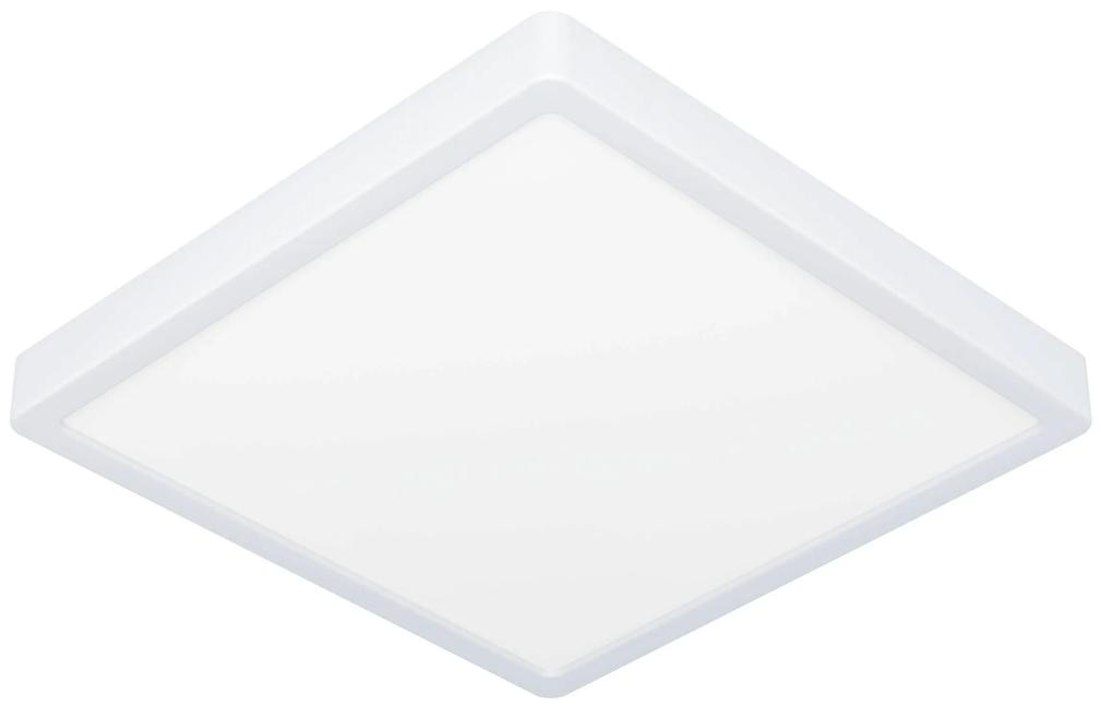 EGLO LED stropné stmievateľné osvetlenie FUEVA 5, 20,5W, teplá biela, 29x29cm, hranaté, biele