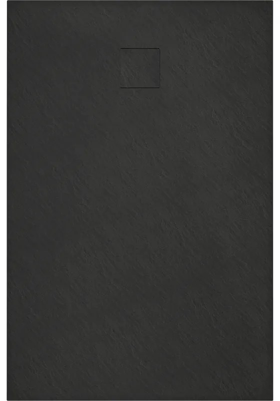 Mexen Bert, SMC obdĺžniková sprchová vanička 120 x 70 cm, čierna, 4K707012