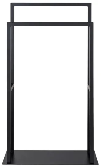 WENKO 26056100 - Stojan na uteráky RIVALTA 46x80 cm nerez/čierna