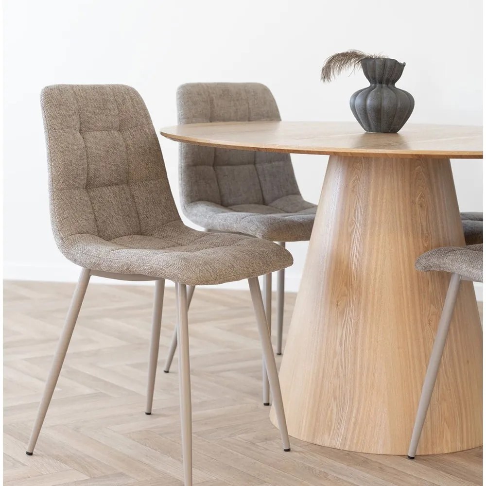 Okrúhly jedálenský stôl s doskou v dekore jaseňového dreva ø 120 cm Bolton – House Nordic