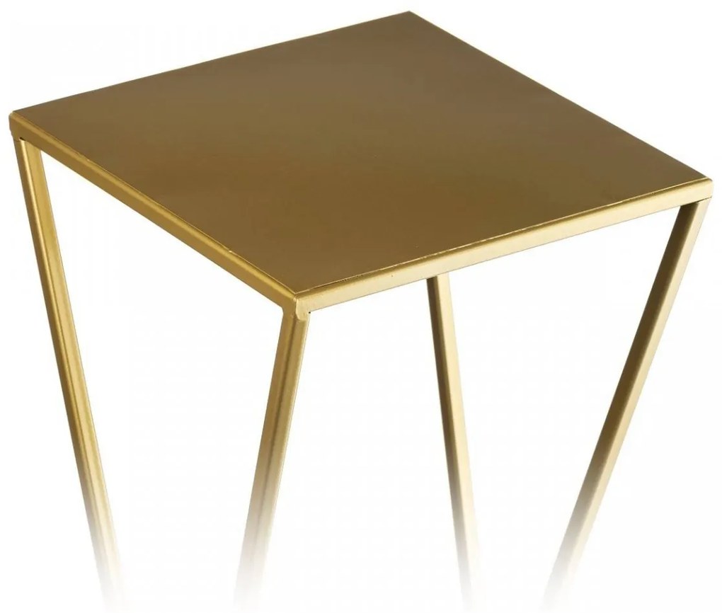 Stojan na kvety LOFT 70 cm zlatý