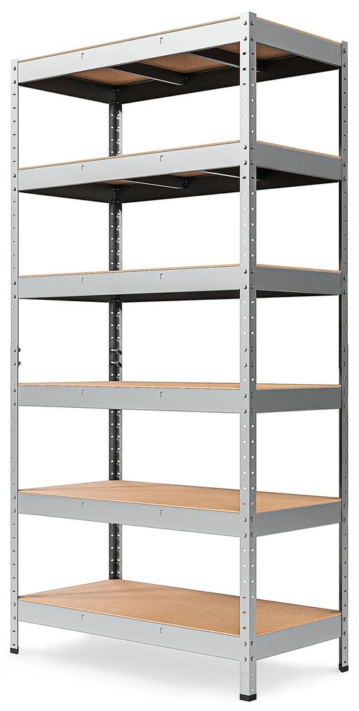 Marbo Kovový Regál Série Heavy 200x100x45 pozinkovaný Rozmer regálu: 200x100x45, Počet Políc: 6, Celková nosnosť regálu: 2400 KG