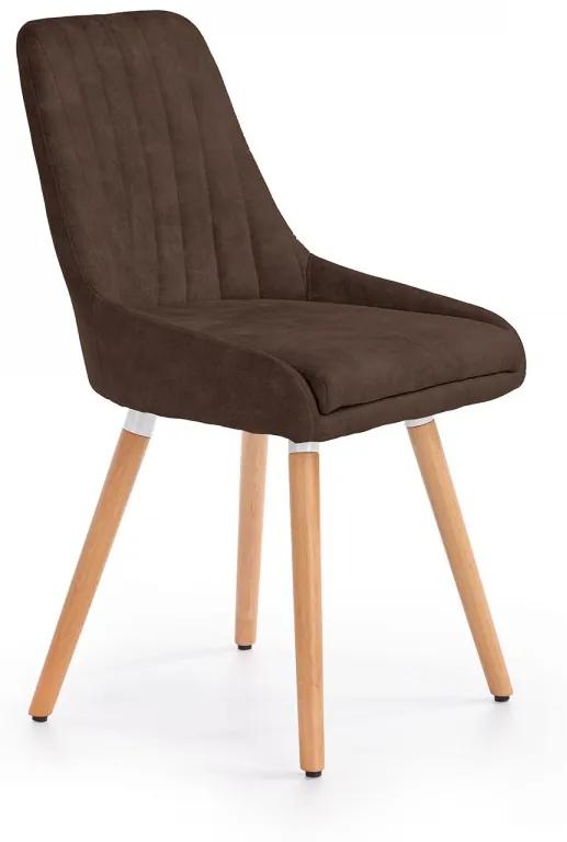 HALMAR Dizajnová stolička Chrisie hnedá