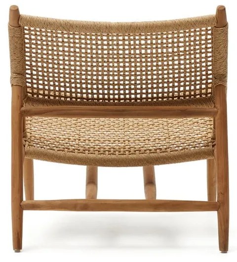 Drevené záhradné kreslo v prírodnej farbe Codolar - Kave Home