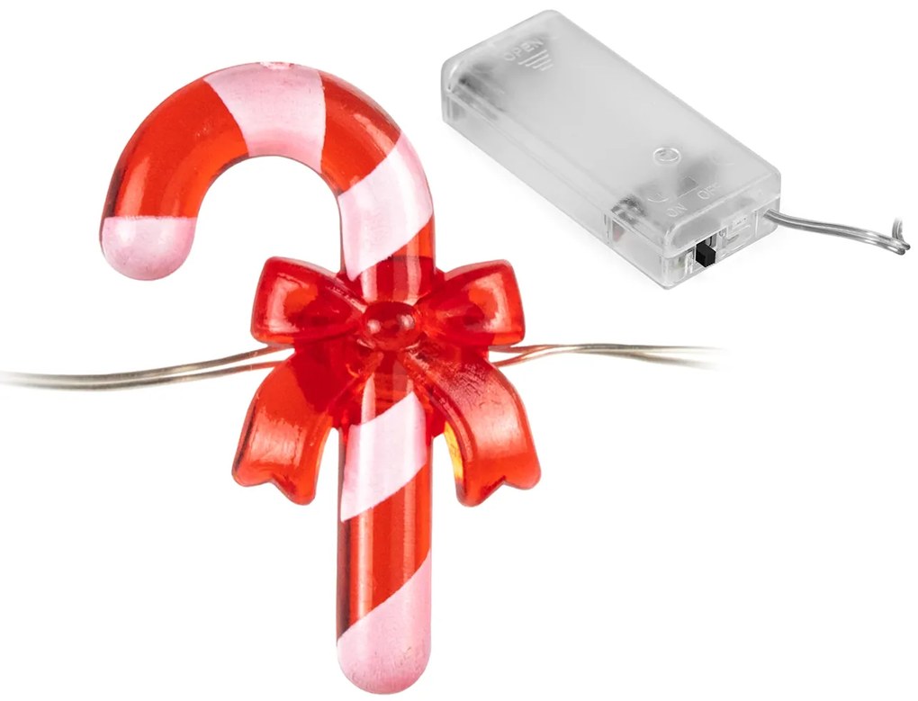 Bestent Svetielka na baterky 20LED 2,2m Candy Cane