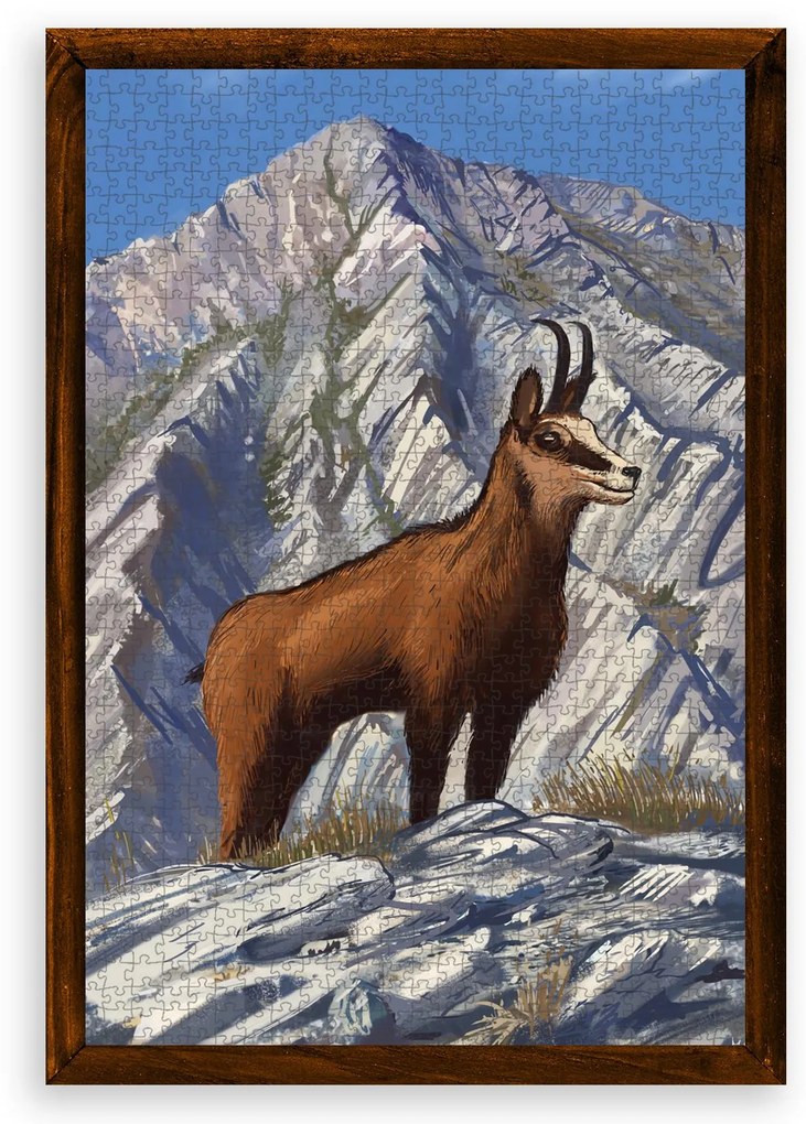 Puzzle Kamzík vrchovský - 1000 dielikové (48x68cm) - 39,9€