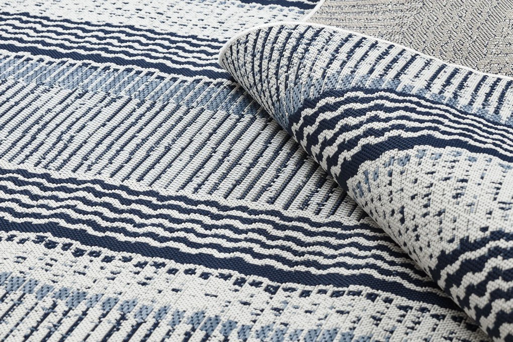 Koberec COLOR 47276/396 SISAL Pásy biela