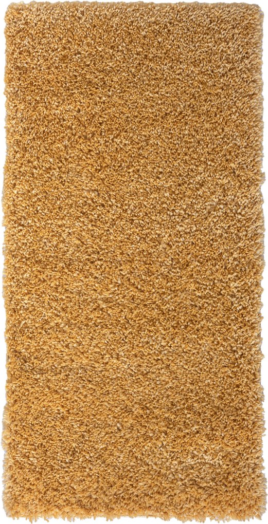 Kusový koberec My Shaggy goldgelb, 60x90, žltá, chodba / predsieň, My Flair