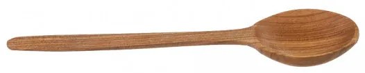 Dřevěná naběračka do dóz, velká kulatá lžíce, SPOON, 16cm - třešeň
