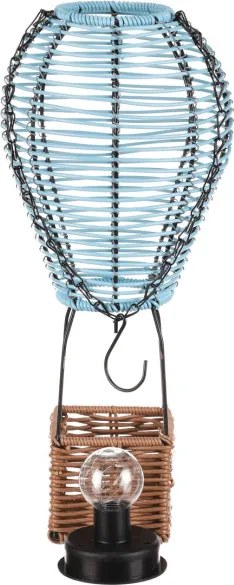 Solárny lampáš balón s LED osvetlením PLA113 BLUE-L