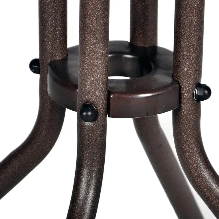 Záhradný balkónový set, polyratan, 2 stoličky + sklenený stô