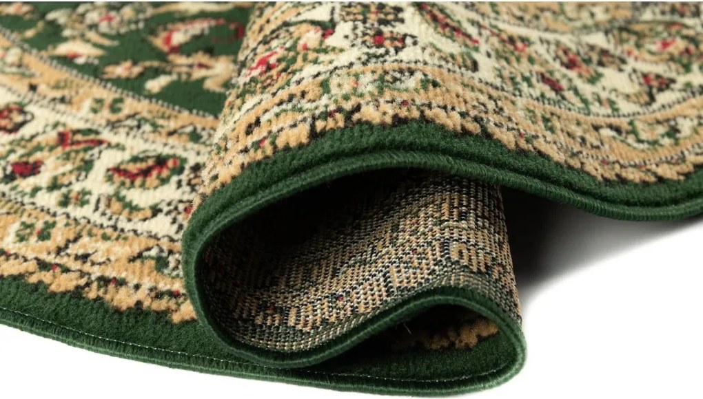 TA Koberec F740A ZELENÝ ATLAS PP KOLESO Rozmer: 140x140 cm