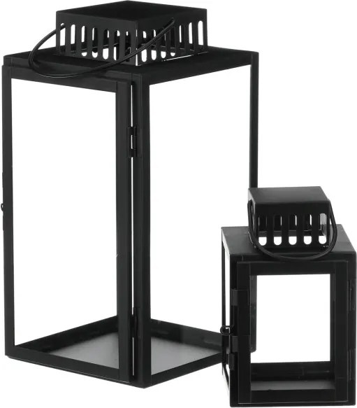 Set dvoch lampášov čierny JS462 BK (2 ks)