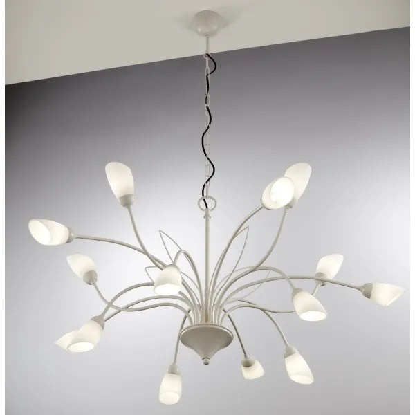 Jupiter 2062 - Luster na reťazi GLORIOSA 15xG9/14W/230V krémový