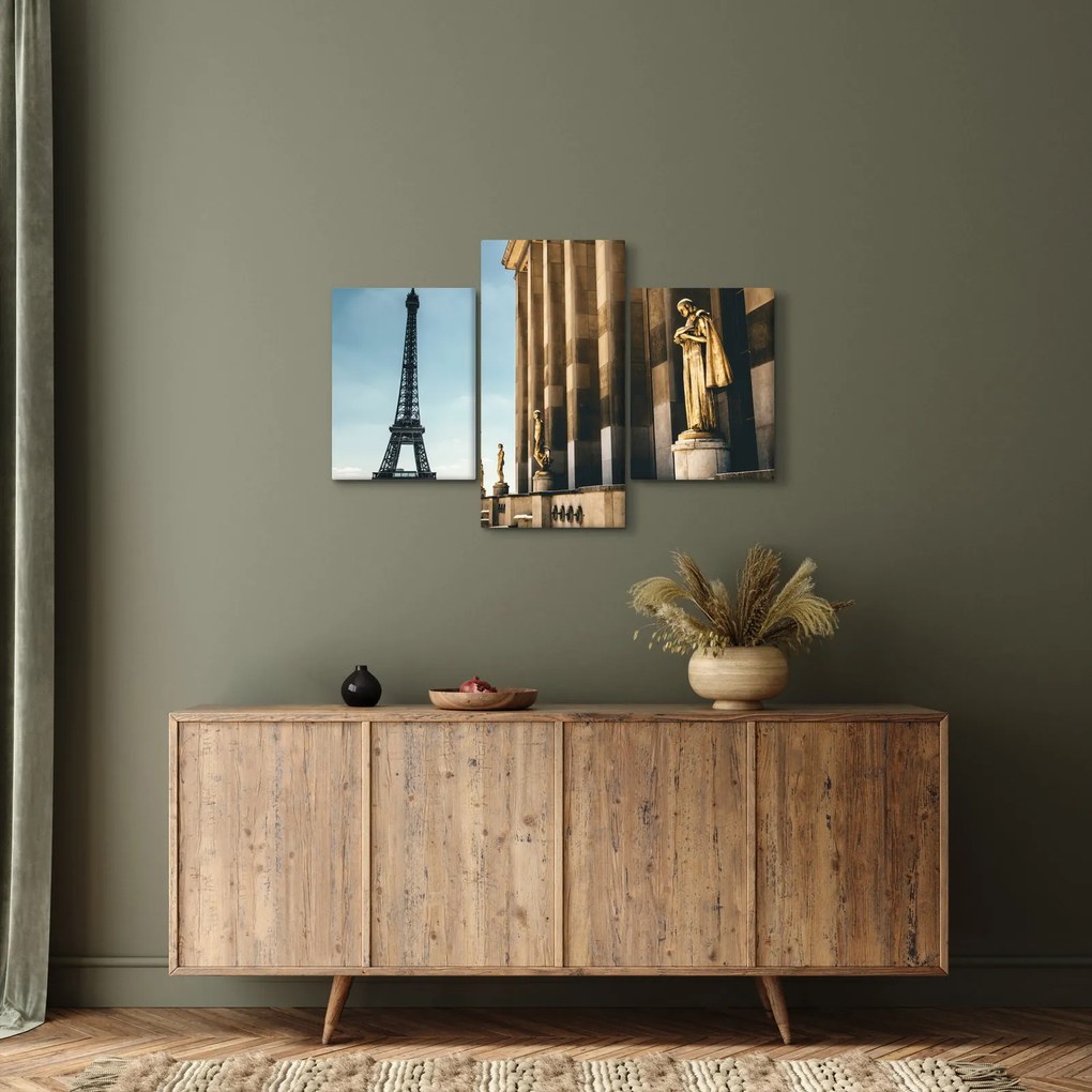 Obraz z Trocaderského námestia, Paríž (90x60 cm)