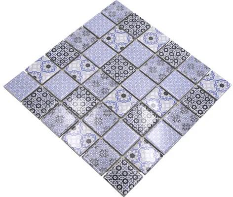 Keramická mozaika CD CL48B štvorec Classico 29,7x29,7 cm modrá