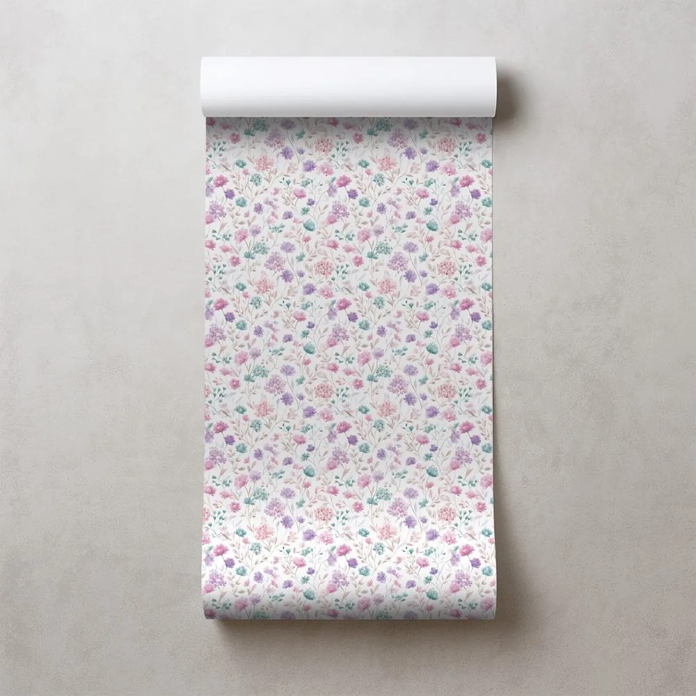 Fototapeta jemné pastelové kvietky