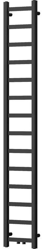 Mexen Bolt, vykurovacie teleso 1800 x 300 mm, 351 W, spodné a stredové, čierna, W126-1800-300-00-70